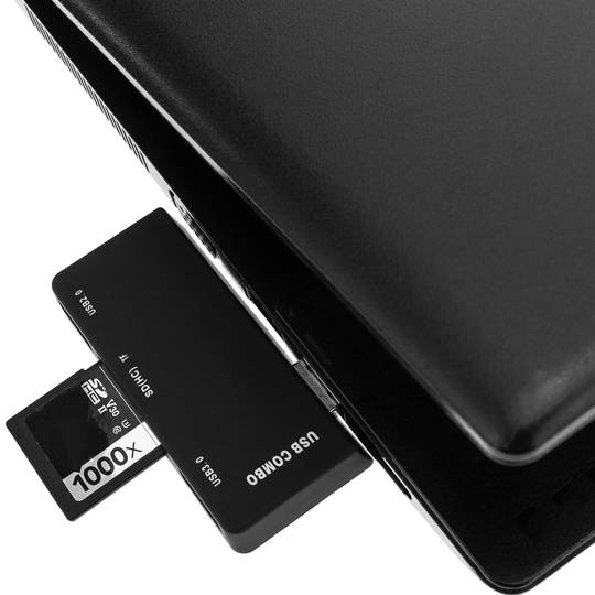 Hub z czytnikiem kart pamięci USB 3.0 SD MicroSD 5 Gbps
