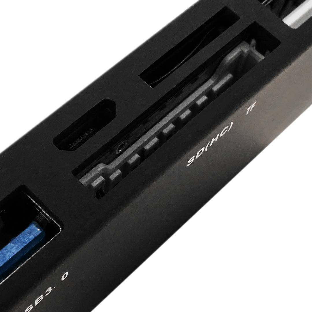 Hub z czytnikiem kart pamięci USB 3.0 SD MicroSD 5 Gbps