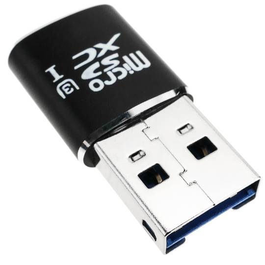 Lecteur mini de carte mémoire USB 3.0 compatible avec MicroSD 5 Gbps -  Cablematic