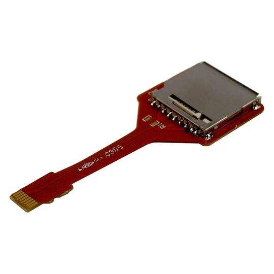 Tarjeta adaptadora de SD/SDIO a MicroSD/TransFlash (Cable Flexible)