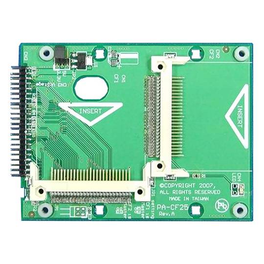 Slot COMPACTFLASH na IDE-HDD 2.5 (2xCF na IDC44-M)