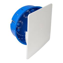 Caja estanca empotrable redonda con tapa cuadrada 150x46mm Solera 5516GW