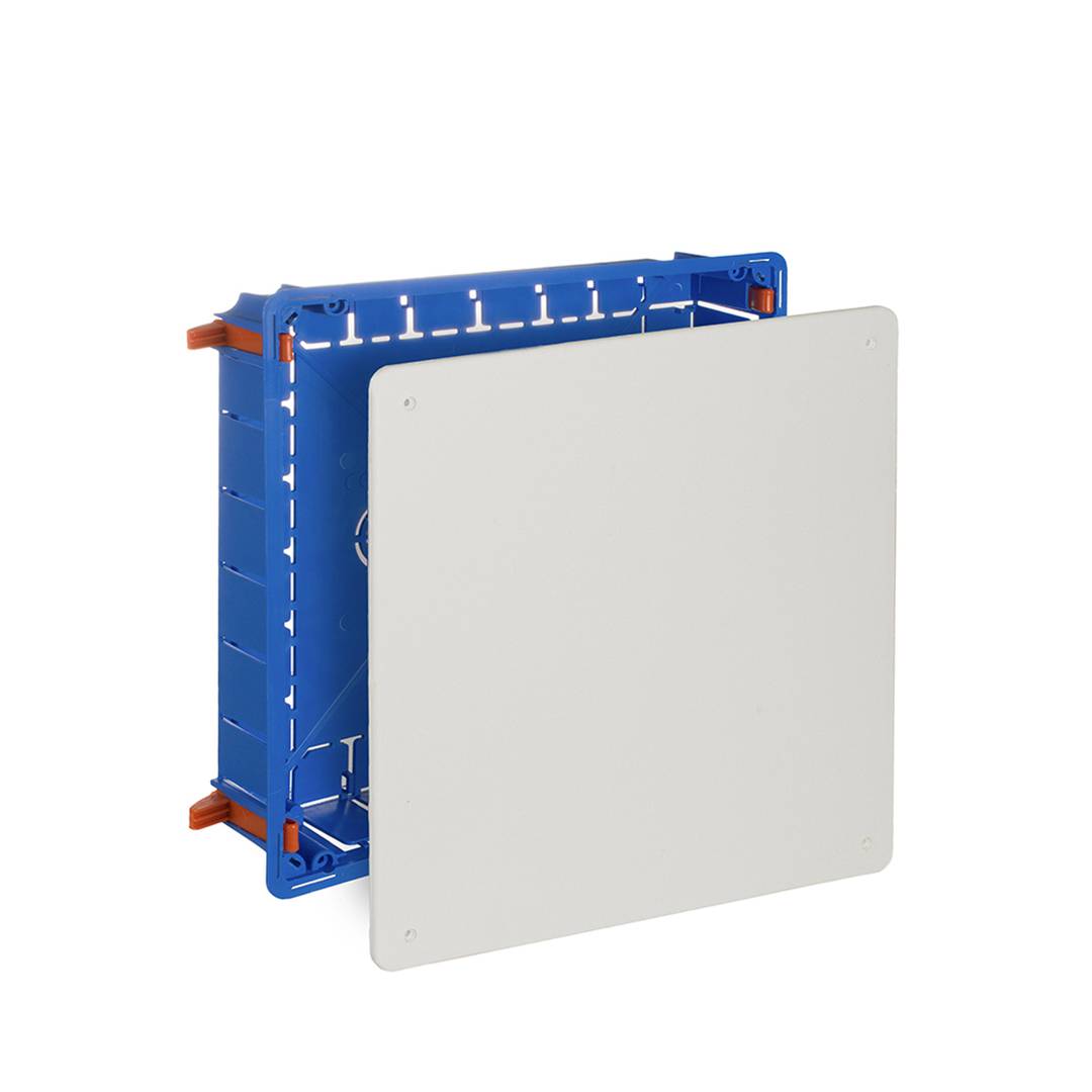 Rechthoekige waterdichte inbouwdoos 250x250x50mm Solera 324GW