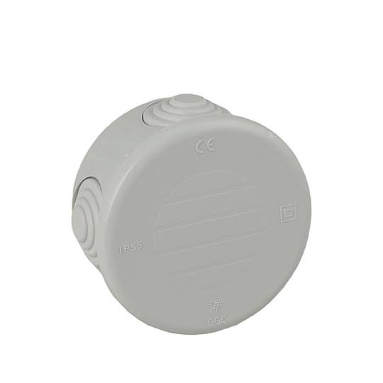 Blinde waterdichte bak met rond oppervlak 70x35mm Solera 665