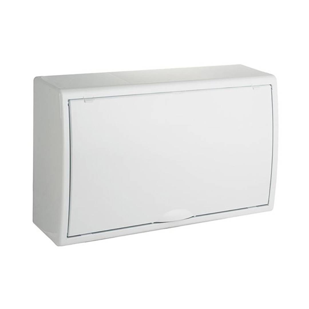 Recessed distribution box for 12 elements + 4 sealable 407x247x104mm Solera 8698