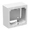 Retractable surface mounting box 85x83x43mm Solera ERP-100U