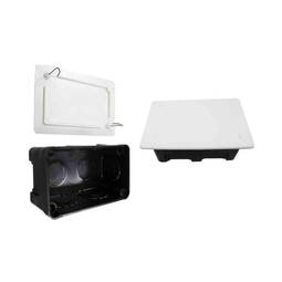 Inbouw rechthoekige elektrische registerkast 100x50x45mm Solera 561