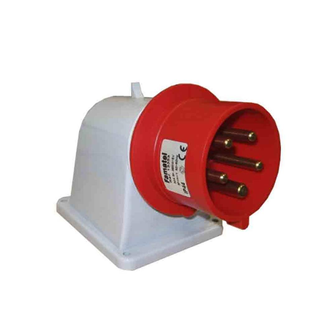 Plugue industrial de parede 3P+N+T 32A 400V IP44 Solera 935154