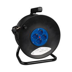 Elektrische kabelhaspel 4 Schuko 2P+E 16A 230V 25m Solera 7425/2