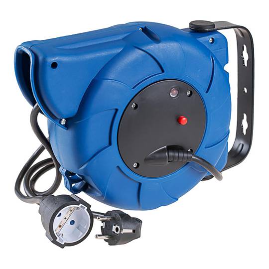 Automatische elektrische kabelhaspel 1 Schuko 2P+E 16A 250V of 16m Solera 71251A