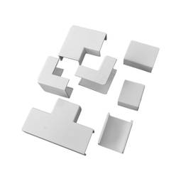 Kit de accesorios varios para minicanal de 10x20mm Solera KIT1020