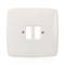 Placa embellecedora grande para 2 elementos de 120x115x8mm Solera 421