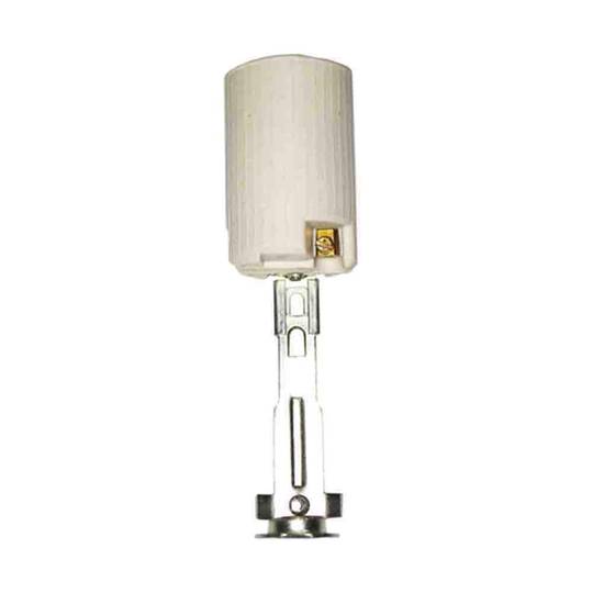 Portalampada bianco per 1 lampadina E-14 Solera 479K