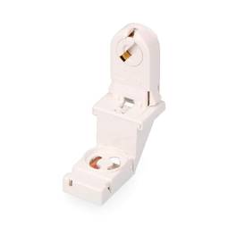 Portalampada bianco per fluorescente Solera 44017