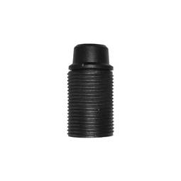 Portalampada nero per 1 lampadina con filettatura E-14 Solera 6584CRN