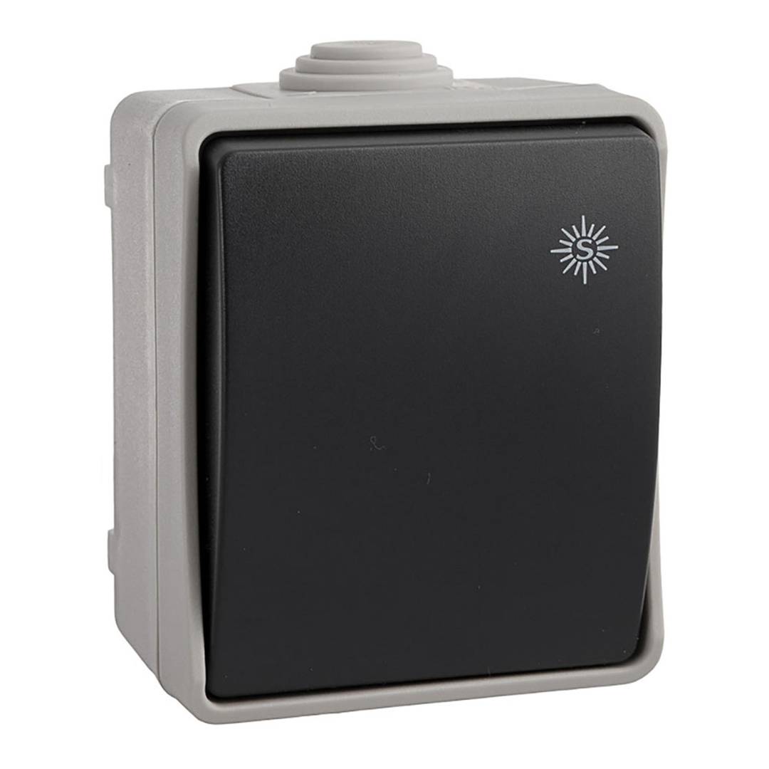 Pulsante impermeabile 10A 250V IP54 65x80x55mm Pavimento R64032
