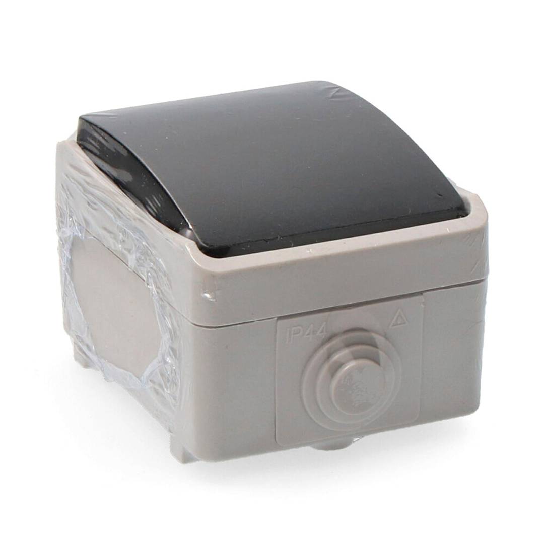Pulsante impermeabile 10A 250V IP54 65x80x55mm Pavimento R64032