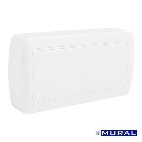 Caja de superficie de registro doble de empalme y derivación cuadrada 148x72x28mm Solera MUR64U