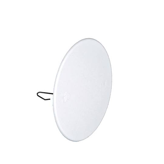 Coperchio tondo con artiglio in metallo per scatola da incasso diametro 80mm Solera 14