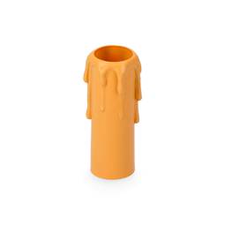 Vela media para portalámparas E14 color crema Solera 854C
