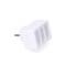 Adaptador triple 2 pins 16A 250V color blanc Solera 5113