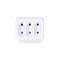 Adaptador triple 2 pins 16A 250V color blanc Solera 5113