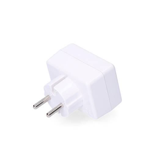 Adaptador triple 2 pins 16A 250V color blanc Solera 5113