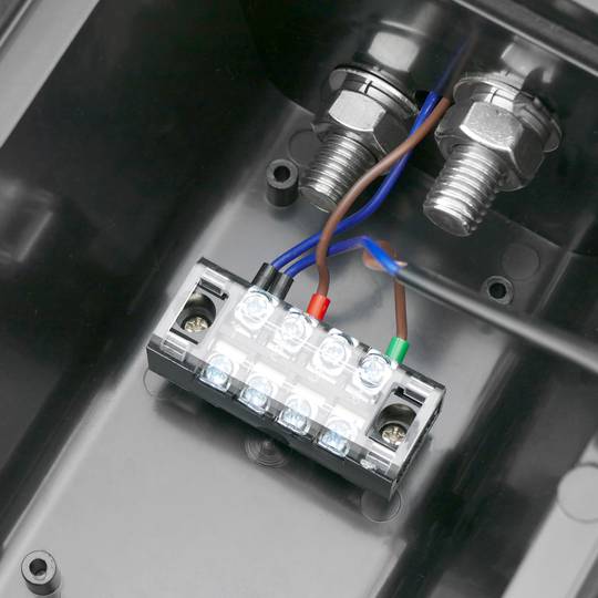 Sygnalizacja świetlna do wewnątrz i na zewnątrz IP65 czarna 2 x 100 mm 12-24 V z zielonymi i czerwonymi światłami LED