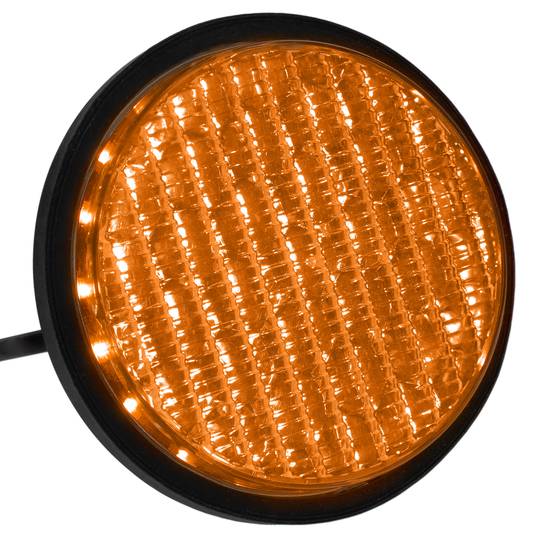 Feu à LED pour feu de signalisation IP65 100mm 12-24V jaune