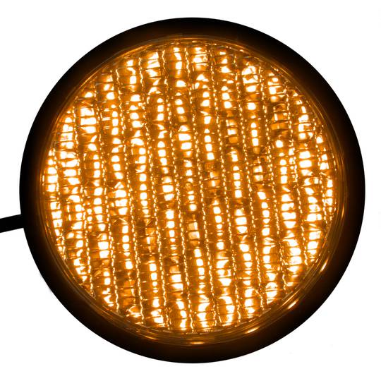 Feu à LED pour feu de signalisation IP65 100mm 12-24V jaune