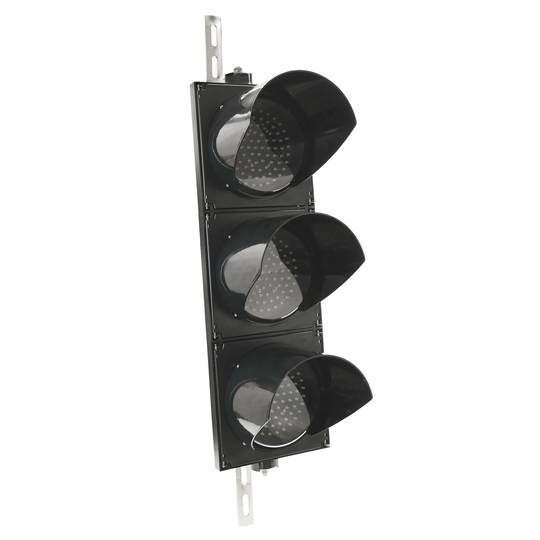 Feu de circulation pour intérieur et extérieur IP65 3 x 200mm 12-24V avec LEDs vert orangé et rouge