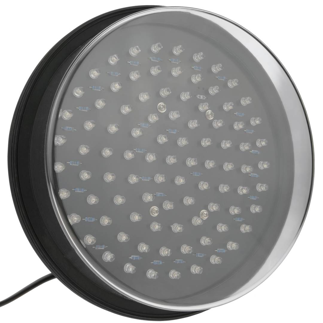 PrimeMatik - Semaforo per Interni ed Esterni IP65 Nero 3 x 200mm 220V con  luci LED Verde e Rosso