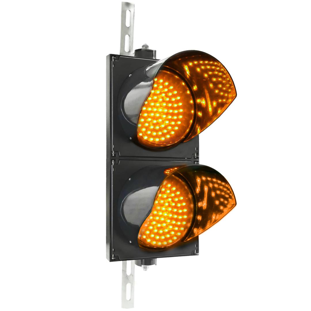Llum LED per semàfor IP65 200mm de 12-24V groc