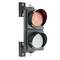 Feu de circulation pour intérieur et extérieur IP65 2 x 100mm 220V avec LEDs vert et rouge
