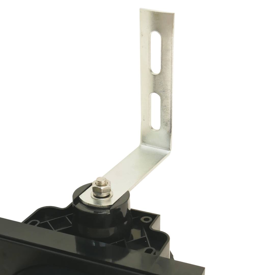 Semáforo para interior y exterior IP65 negro de 2 x 200mm de 220V con luces LED verde y roja