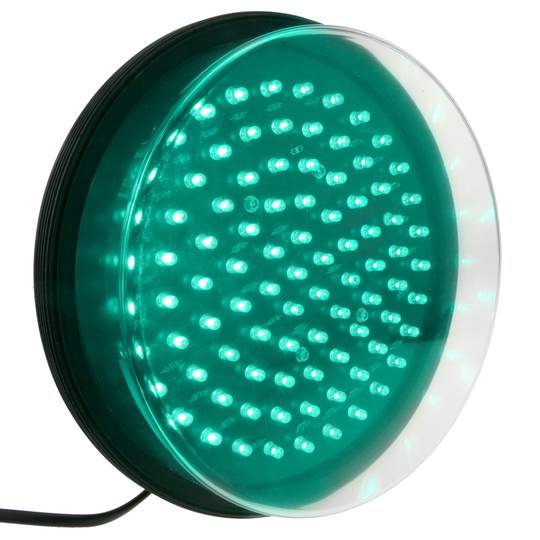 Luz LED para semáforo IP65 200mm de 220VAC verde