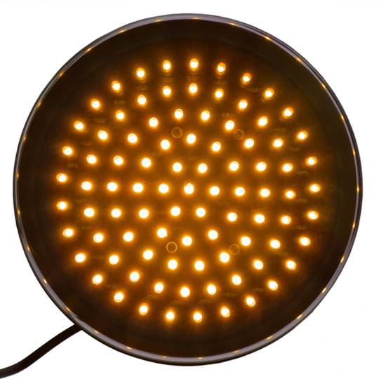 Luz LED para semáforo IP65 200mm de 220VAC amarillo