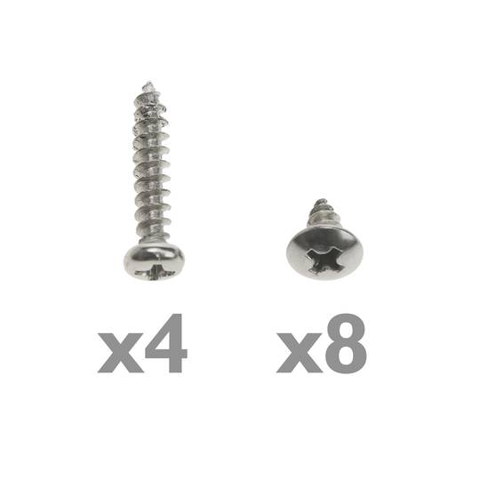 Semaforo per interni ed esterni IP65 nero 2 x 200mm 12-24V con luci LED verde e rosso per pedoni