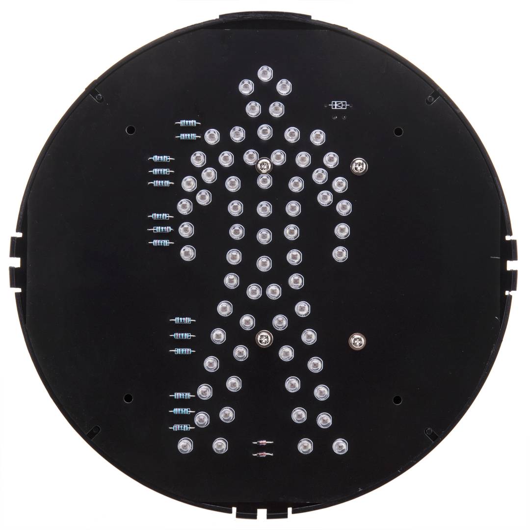 Luz LED para semáforo IP65 200mm de 12-24V peatón rojo