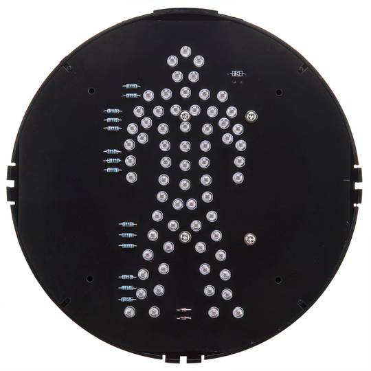 Luz LED para semáforo IP65 200mm de 12-24V peatón rojo