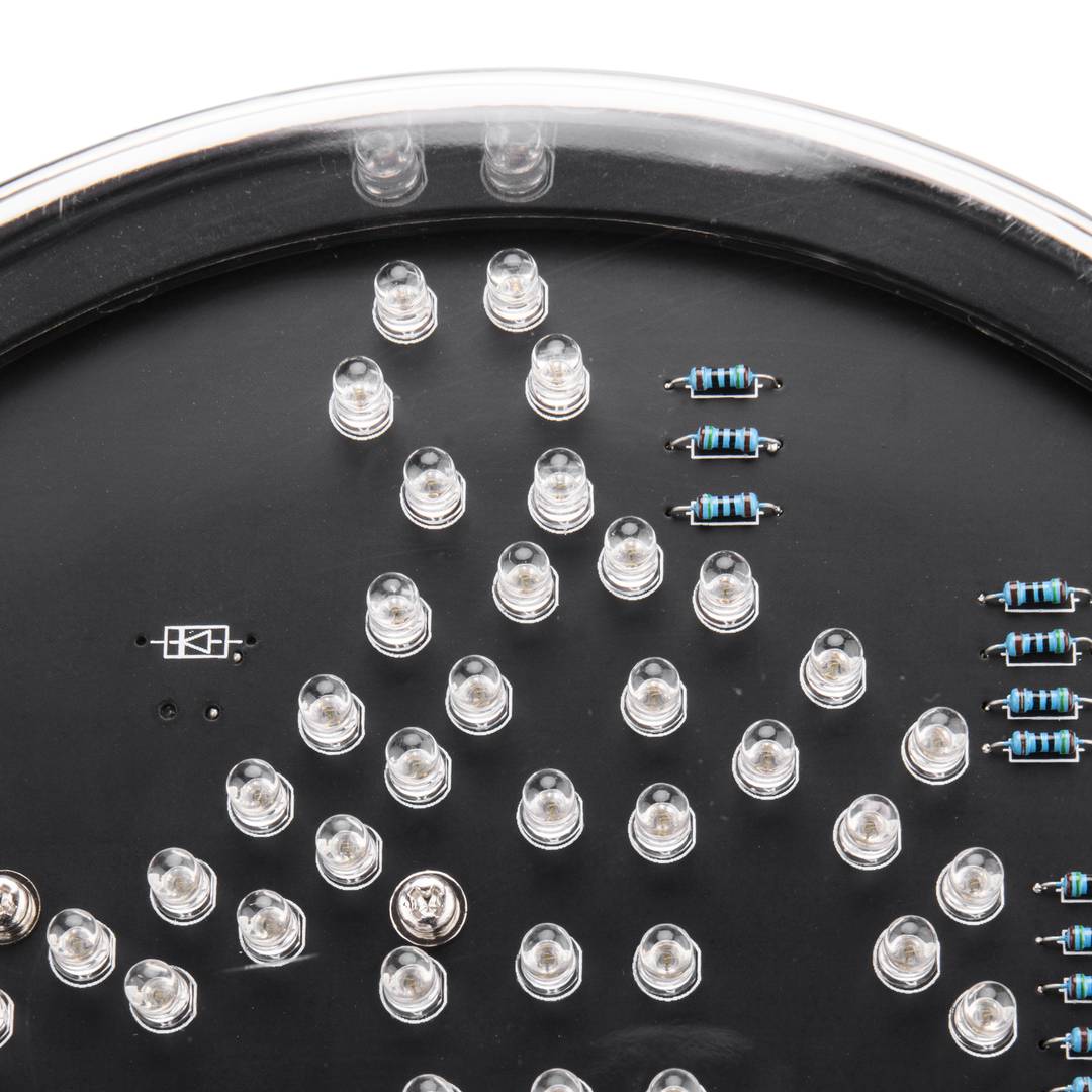 Luce LED per semaforo IP65 200mm 12-24V pedonale verde