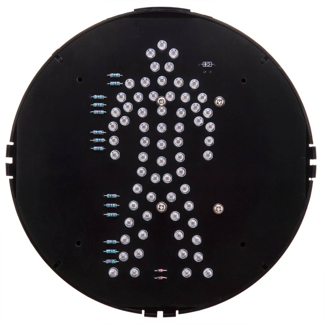 Luz LED para semáforo IP65 200mm de 220VAC peatón rojo