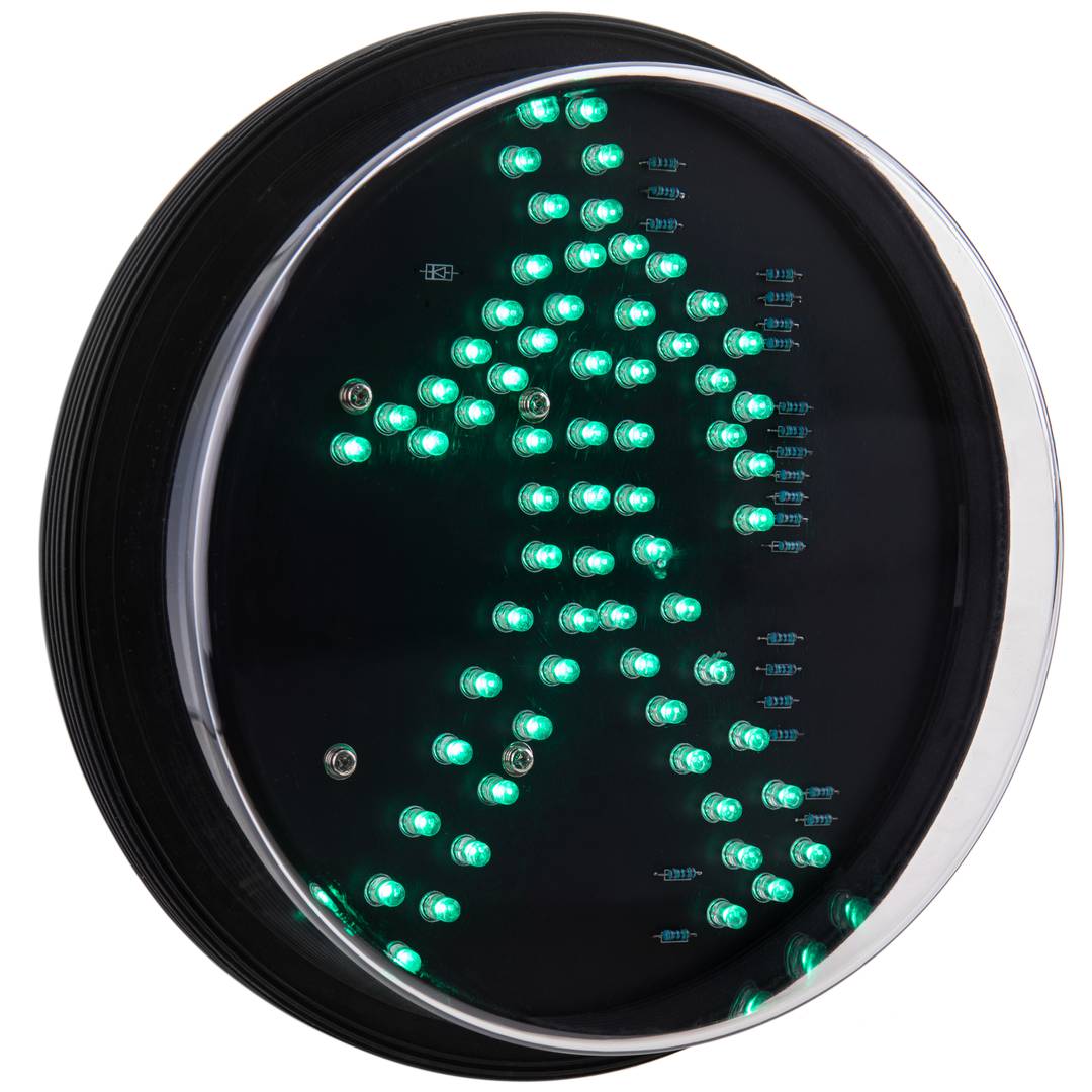 LED light for traffic light IP65 200mm 220VAC green pedestrian light