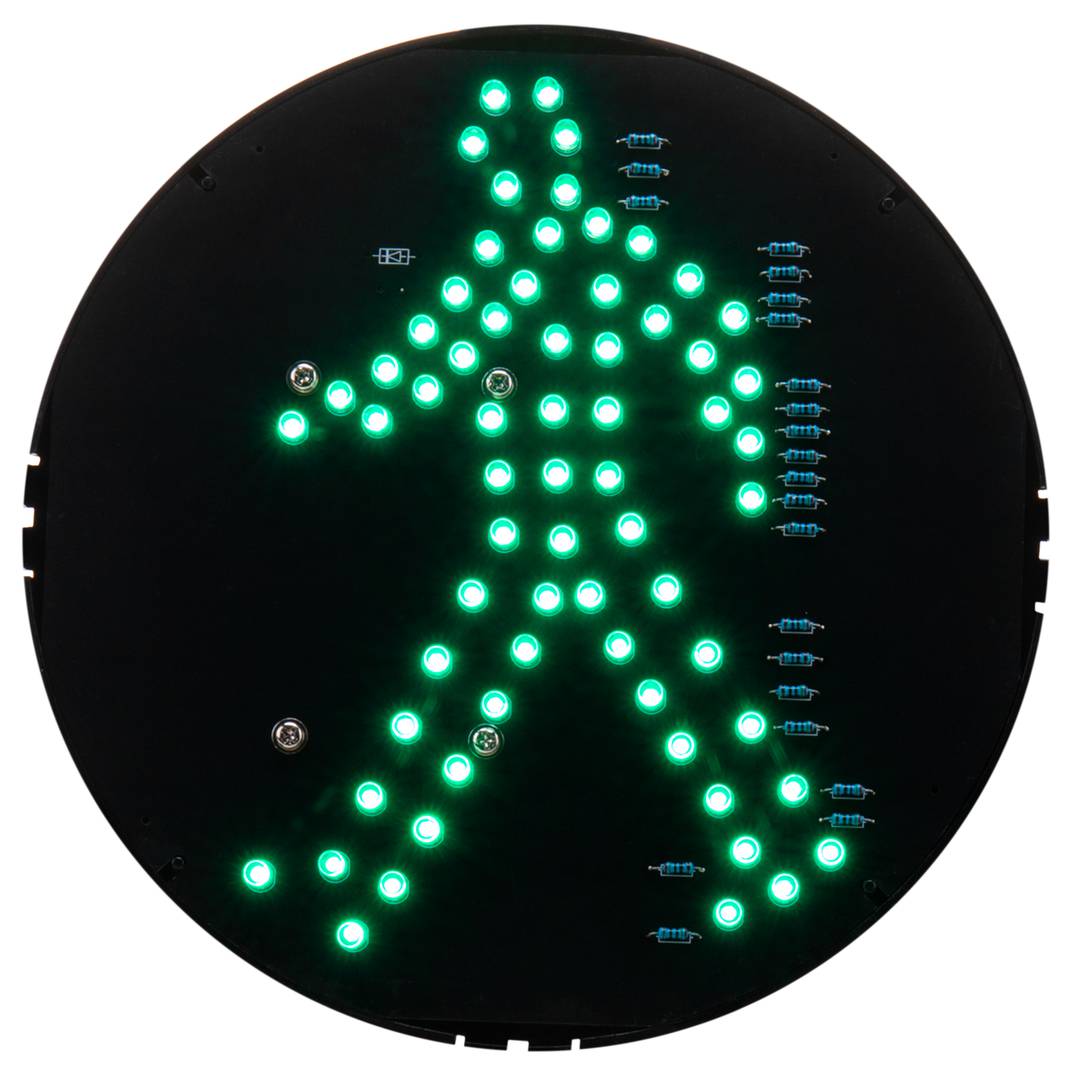 Led Light For Traffic Light Ip65 200mm 220vac Green Pedestrian Light