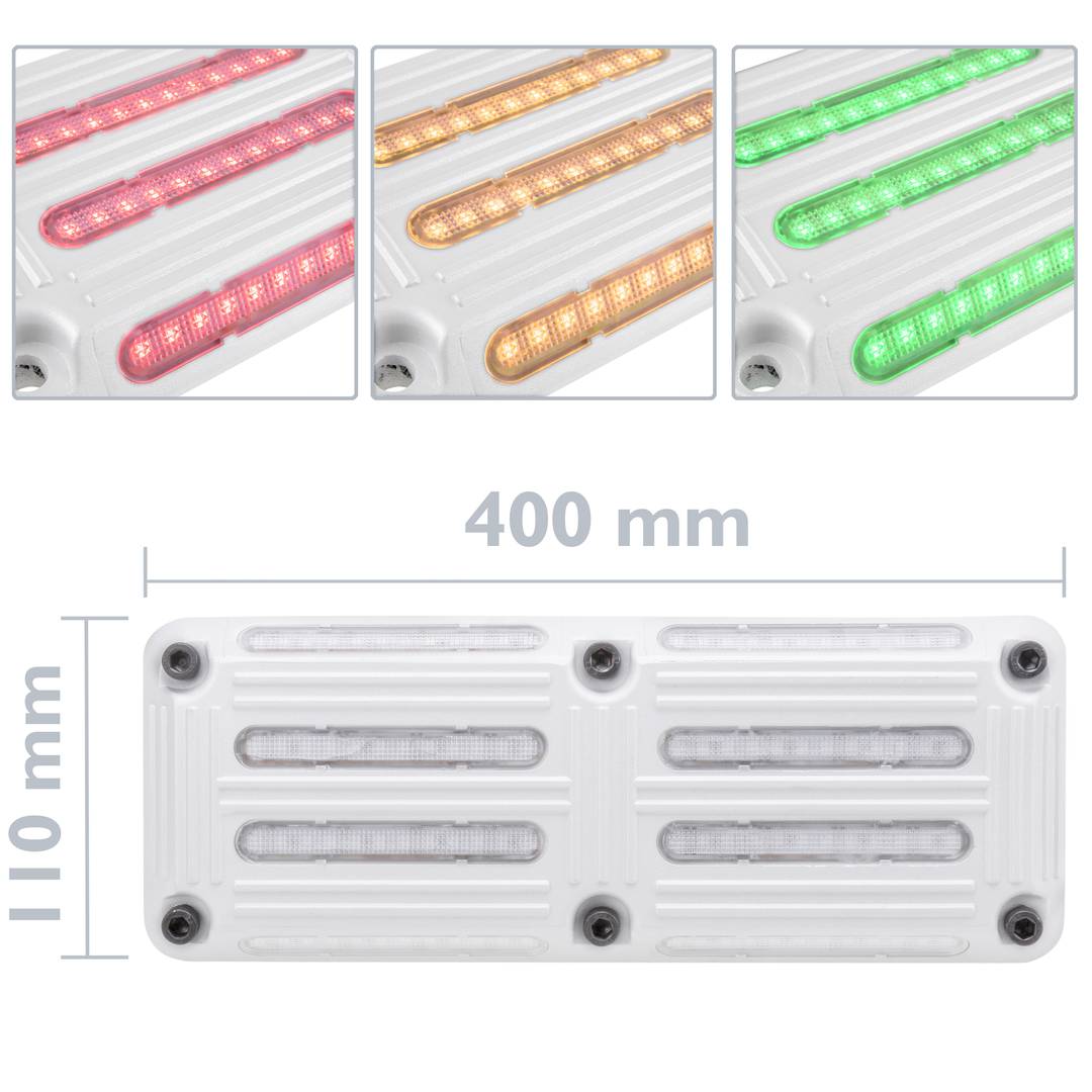Segnalatore luminoso a LED per segnaletica orizzontale da terra con funzione semaforica IP68