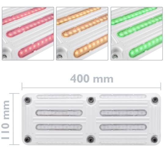 Segnalatore luminoso a LED per segnaletica orizzontale da terra con funzione semaforica IP68