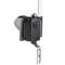 Semàfor per a interior i exterior IP65 negre d'1 x 200 mm de 12-24V amb llum verda en forma de fletxa