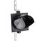 Semàfor per a interior i exterior IP65 negre d'1 x 200 mm de 12-24V amb llum verda en forma de fletxa