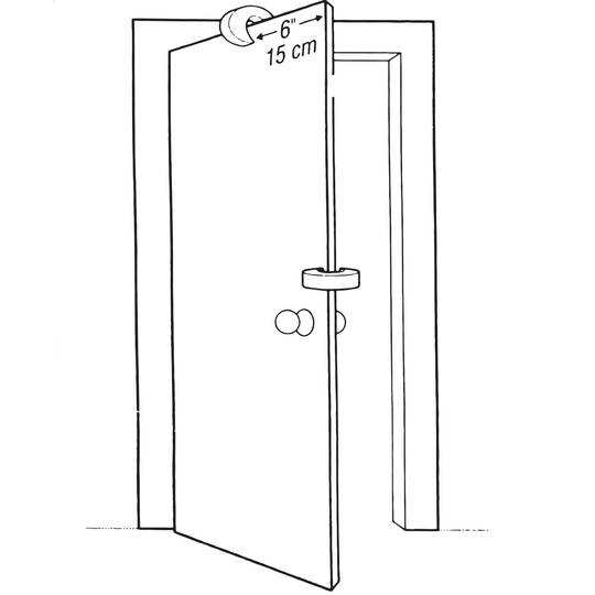 Guarda de segurança para crianças para portas e janelas