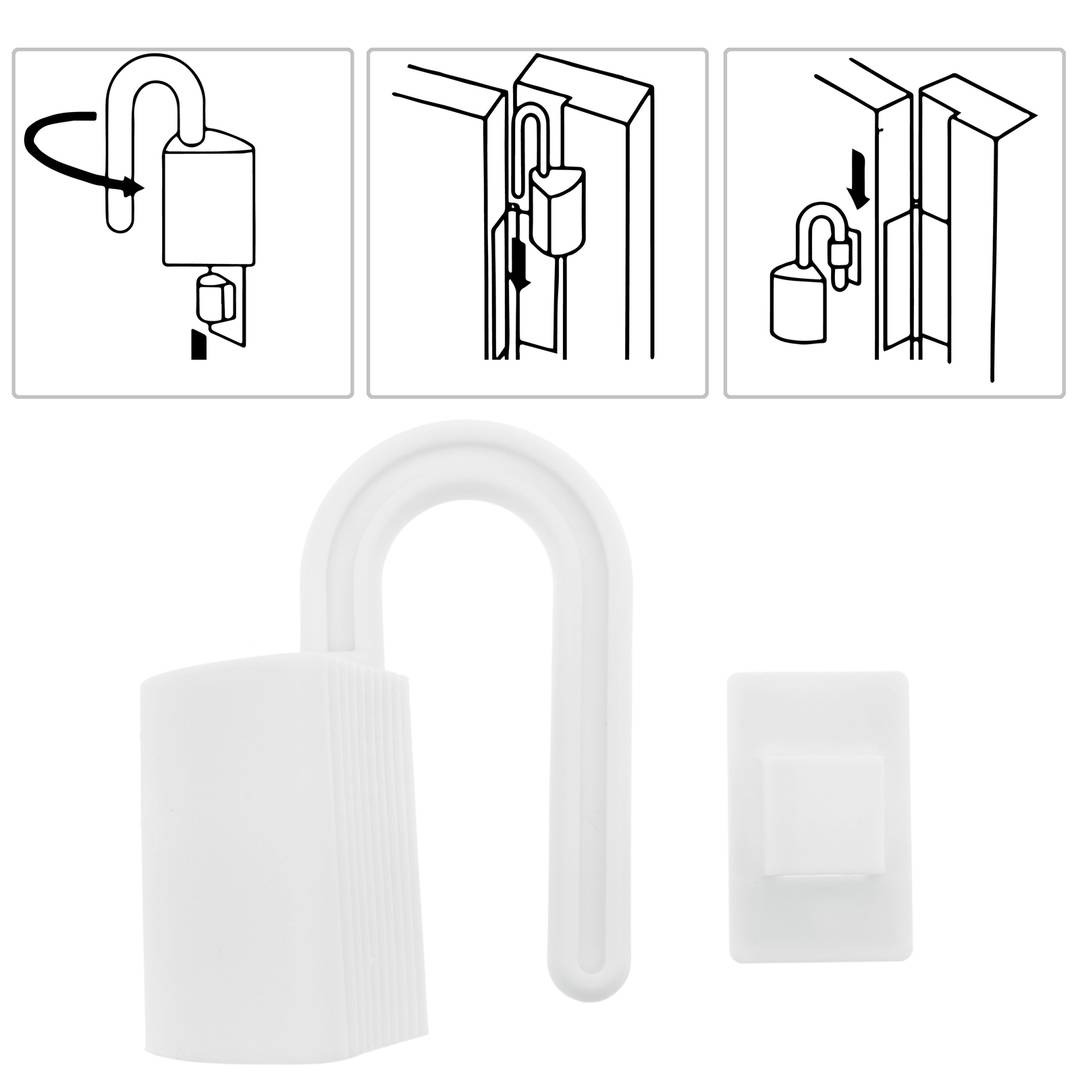 Protector de seguridad infantil para bisagras de puertas 2 unidades